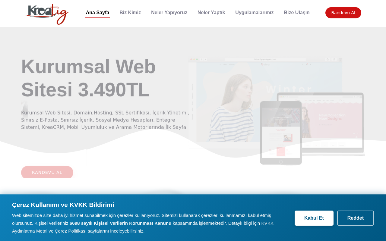 Kreatig Dijital Pazarlama Ajansı screenshot