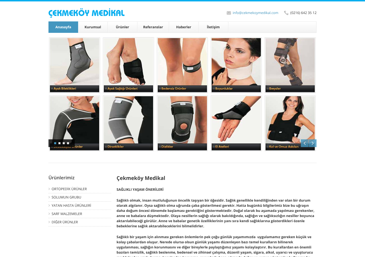 Web sitesi görüntüsü