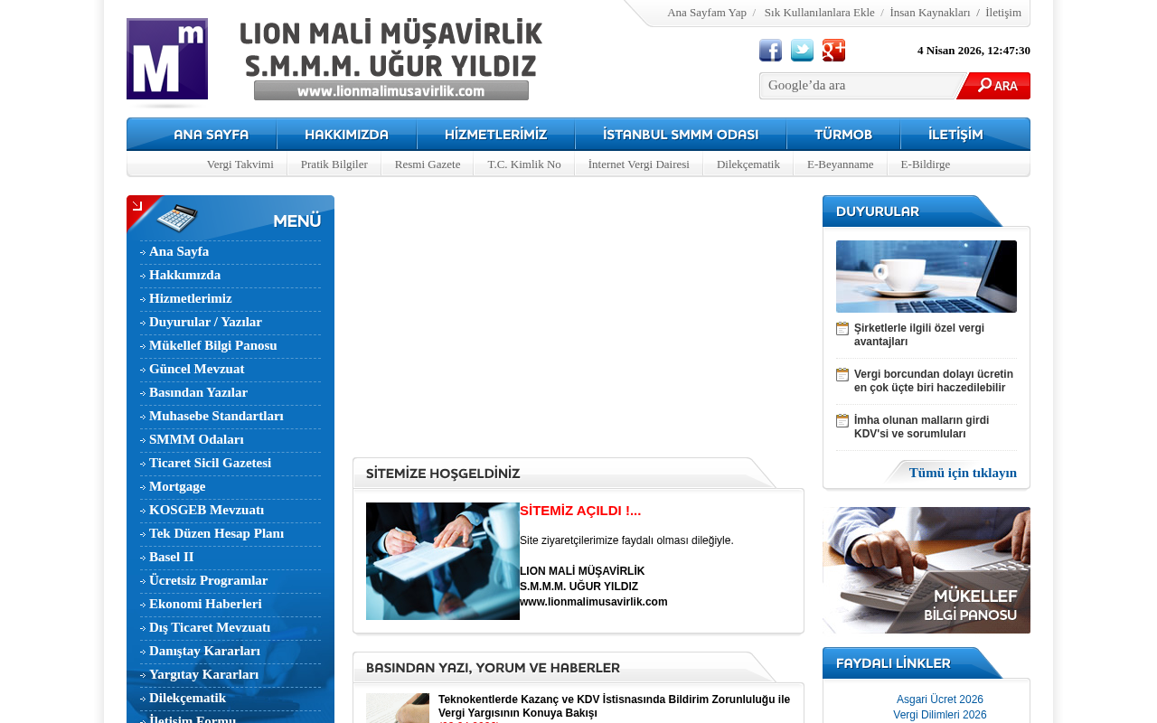 Web sitesi görüntüsü
