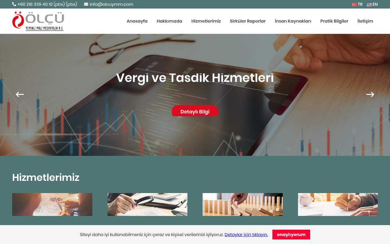 ÖLÇÜ YEMİNLİ MALİ MÜŞAVİRLİK A.Ş. screenshot