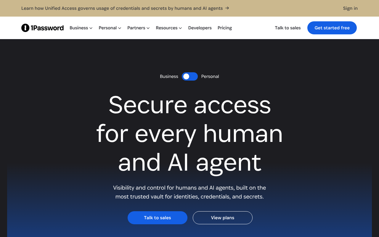 1Password screenshot