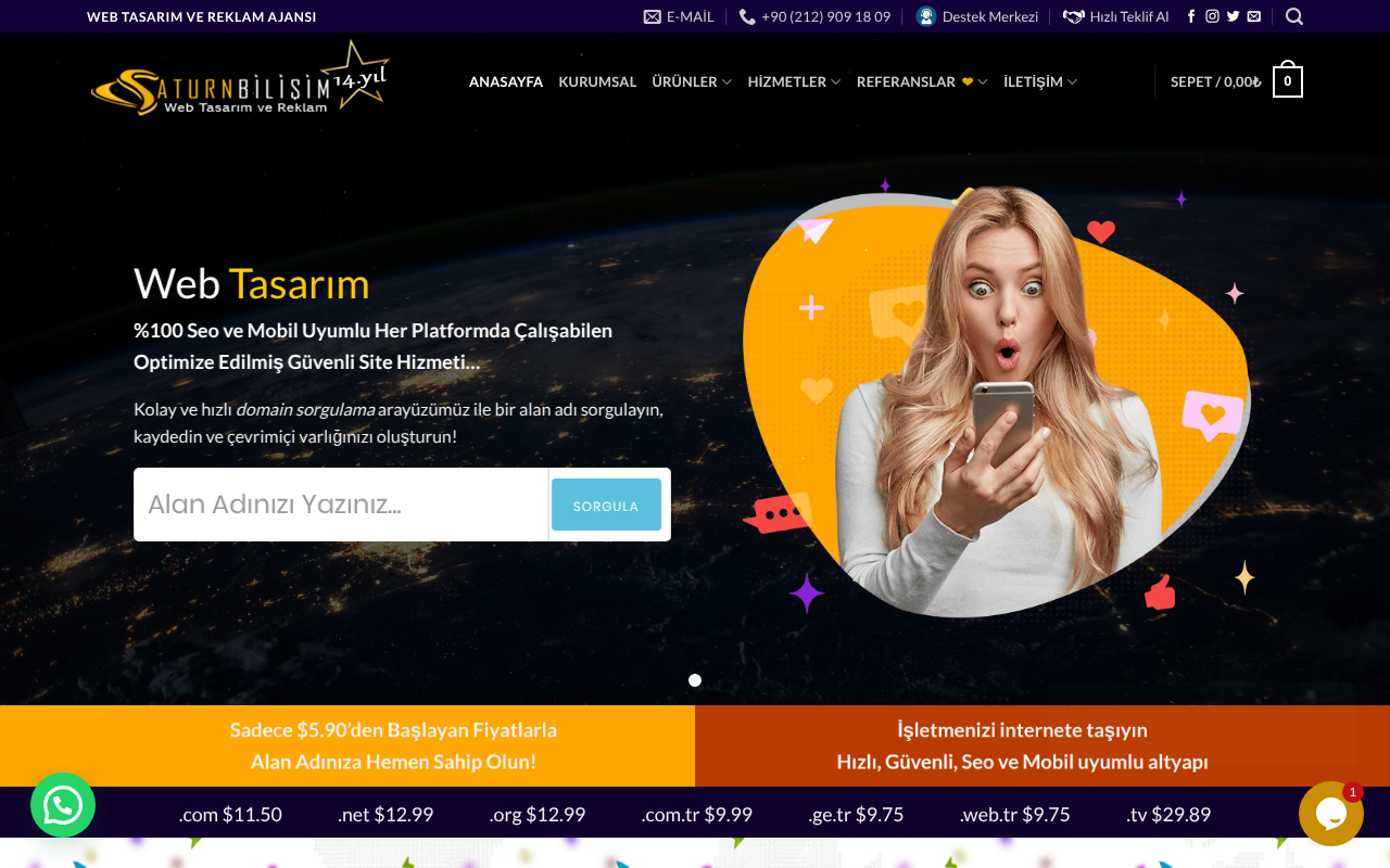 Saturn Bilişim screenshot