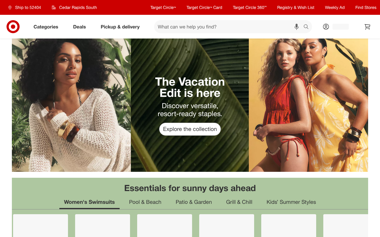 Target : Expect More. Pay Less. screenshot