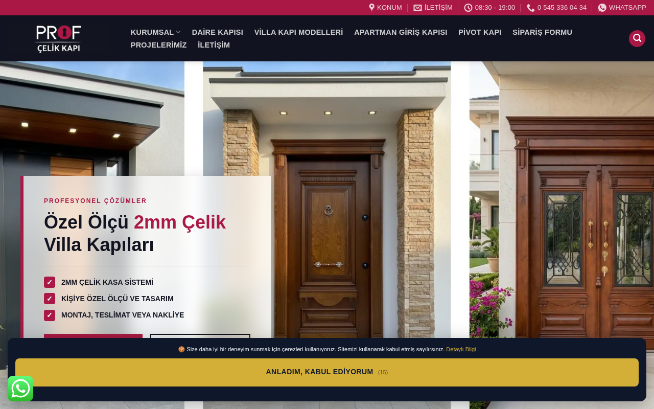 Villa Kapısı Modelleri & Lüks Villa Çelik Kapı screenshot