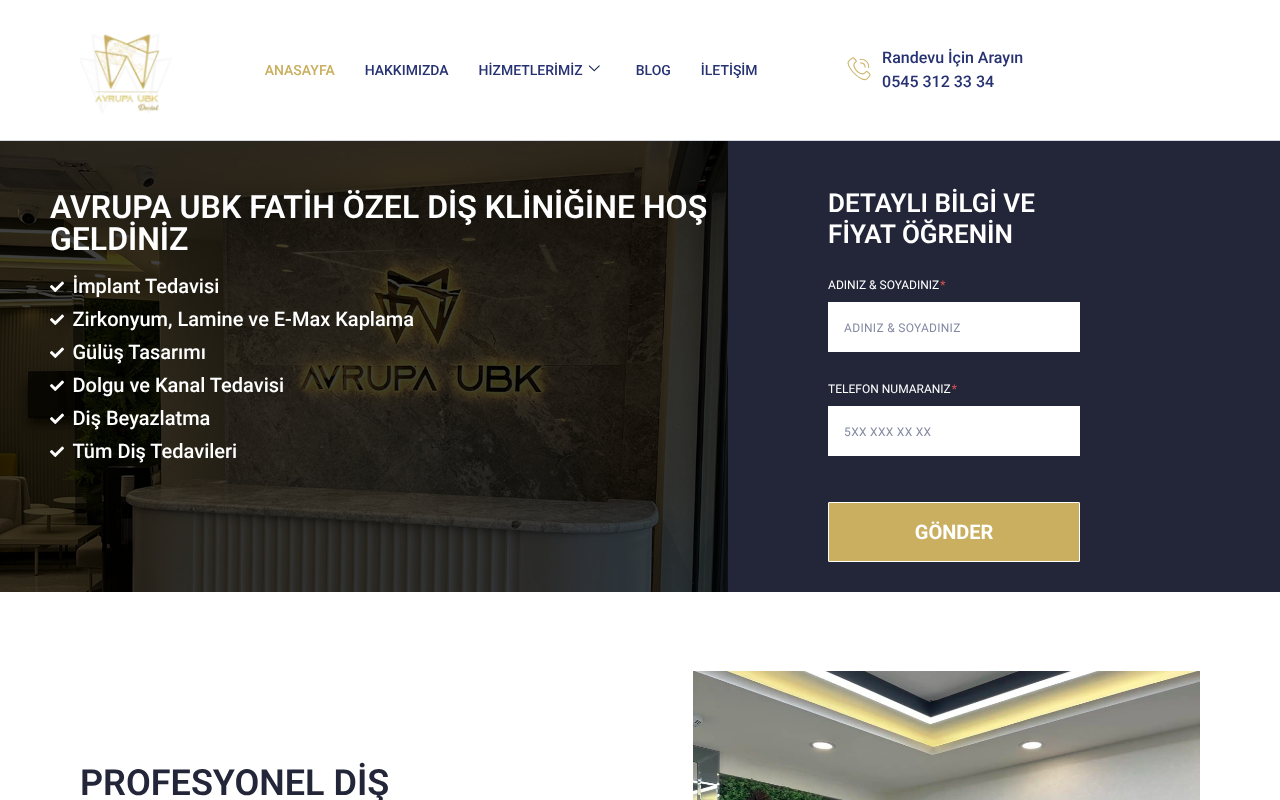 Web sitesi görüntüsü