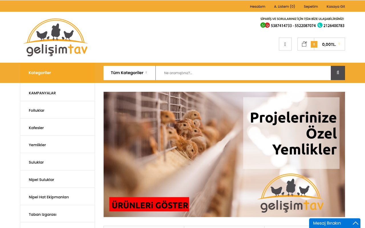 GELİŞİMTAV Tavukçuluk Ekipmanları San.Tic.Ltd.Şti. — Site Report