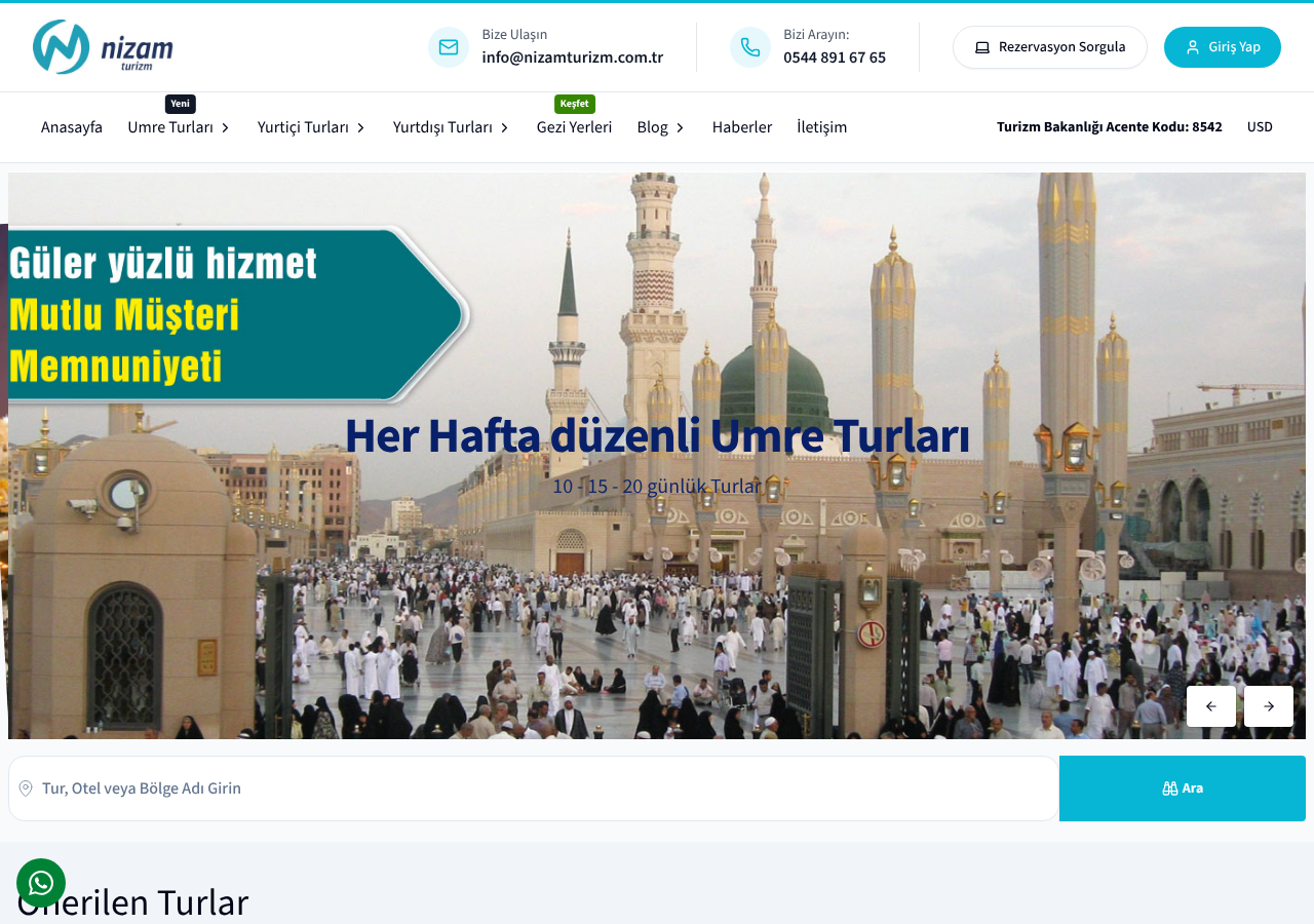 Web sitesi görüntüsü