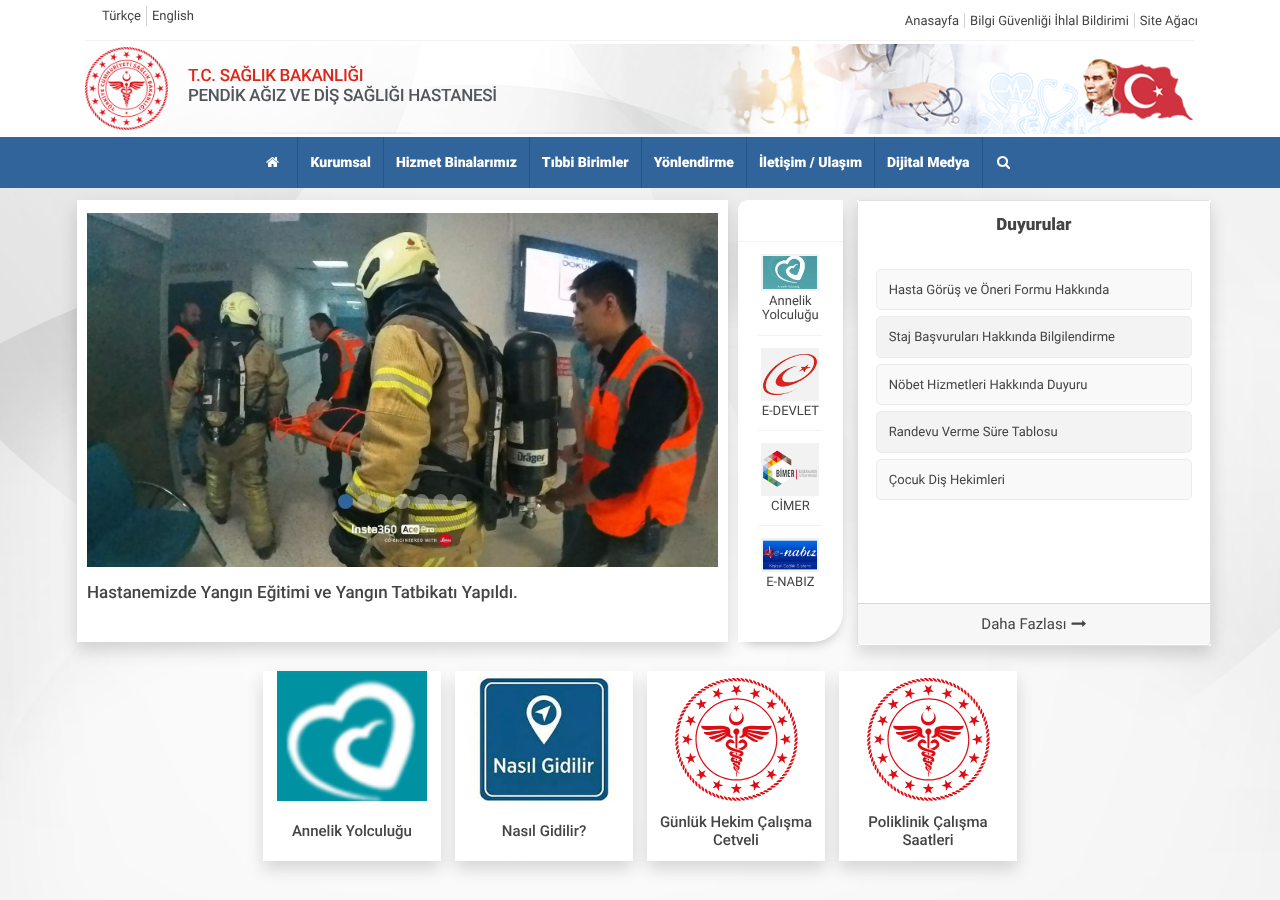 Web sitesi görüntüsü