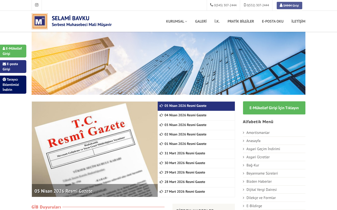 Web sitesi görüntüsü
