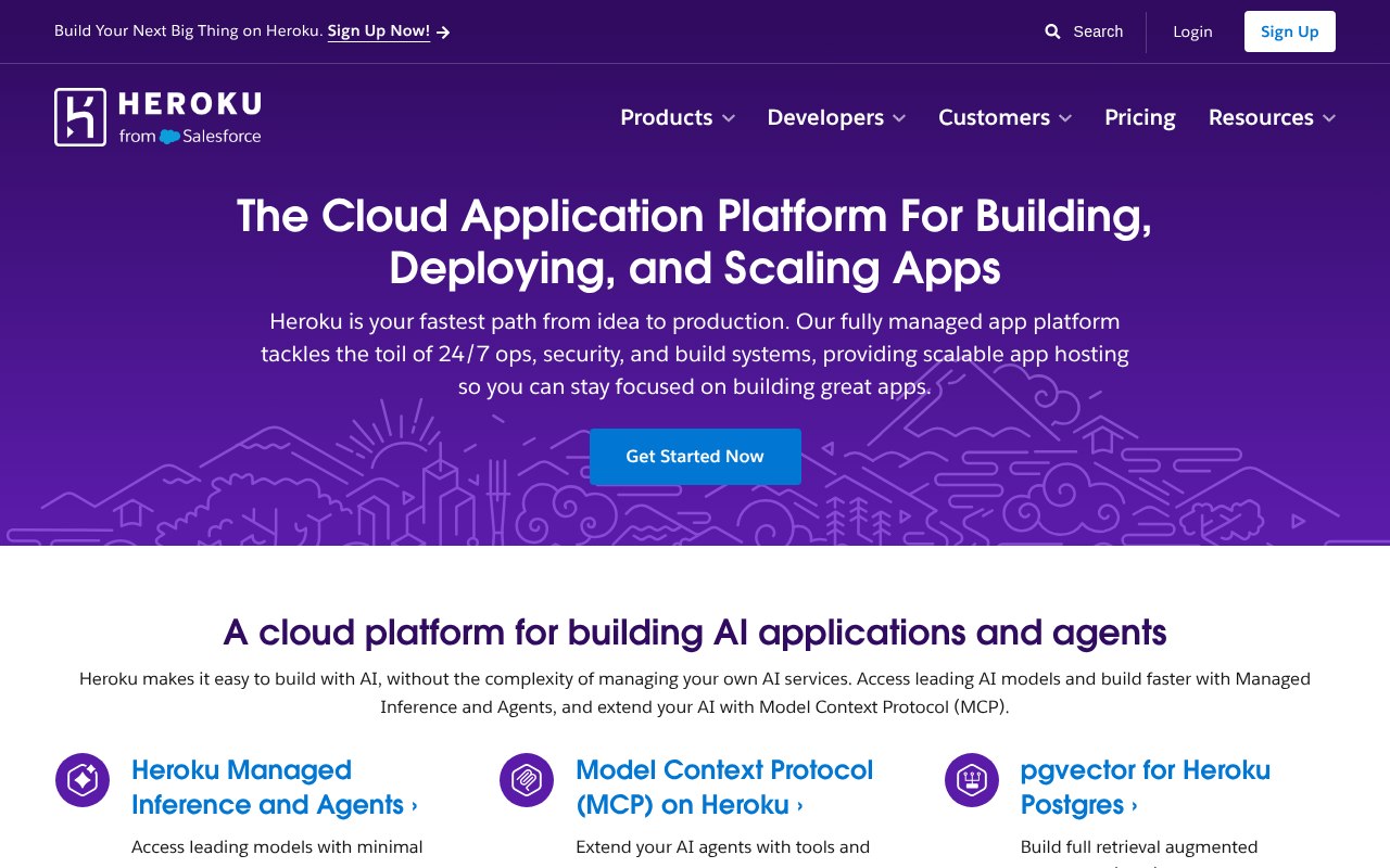 Heroku screenshot