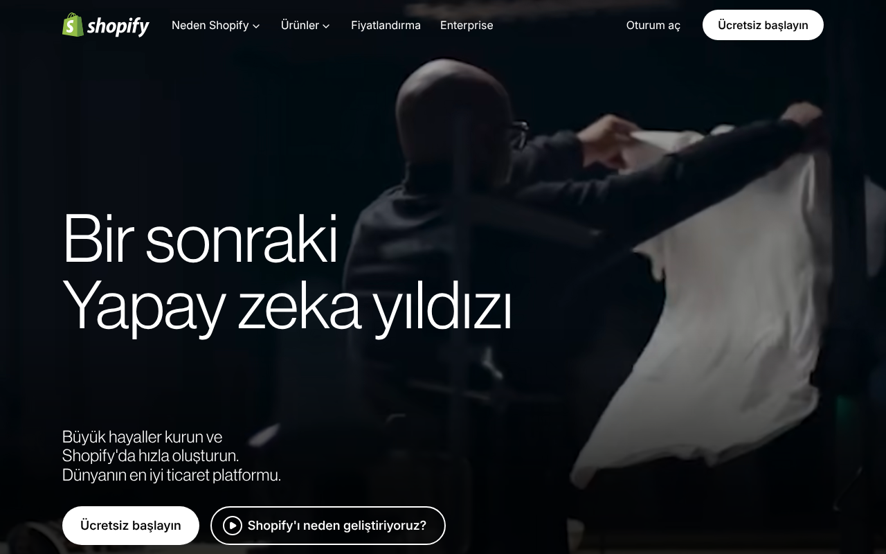 Shopify screenshot