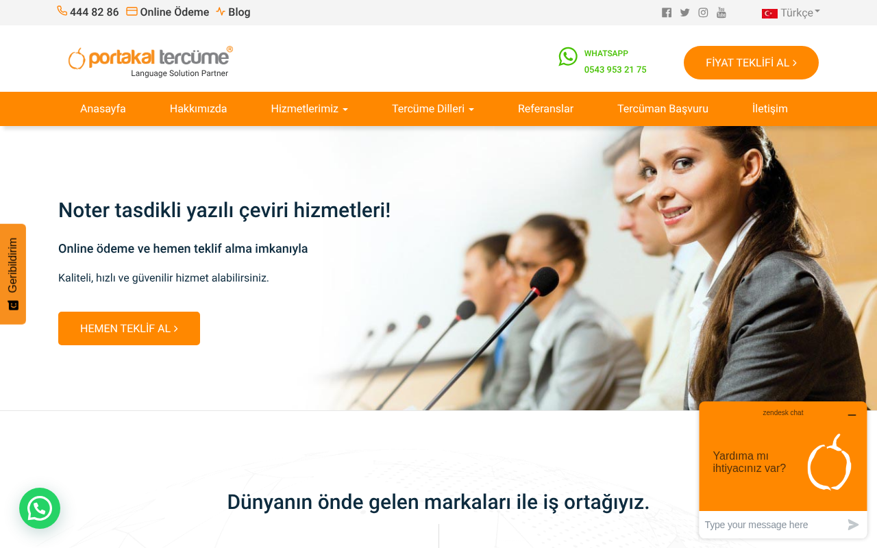 Portakal Tercüme Hızlı ve Güvenilir Çeviri Hizmetleri — Site Report
