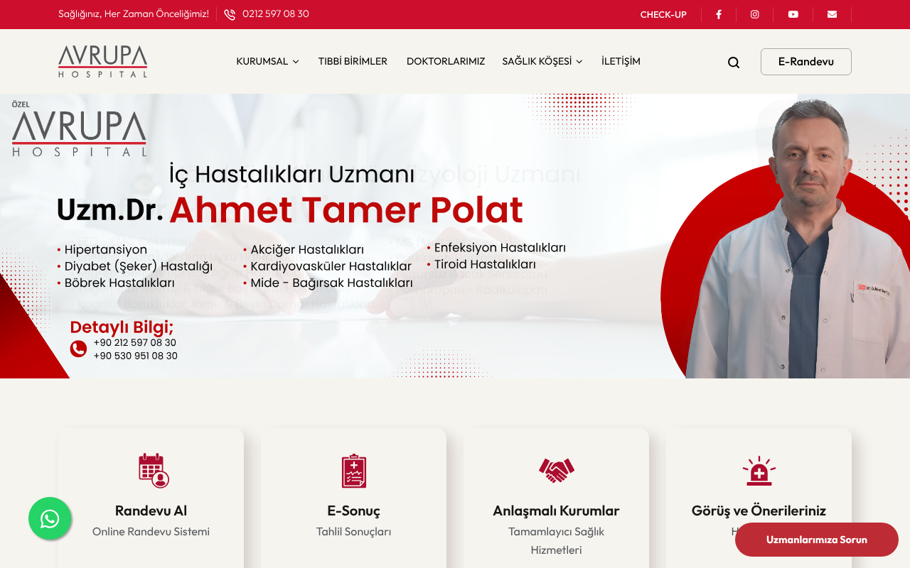 Arnavutköy Avrupa Hospital — Web Directory