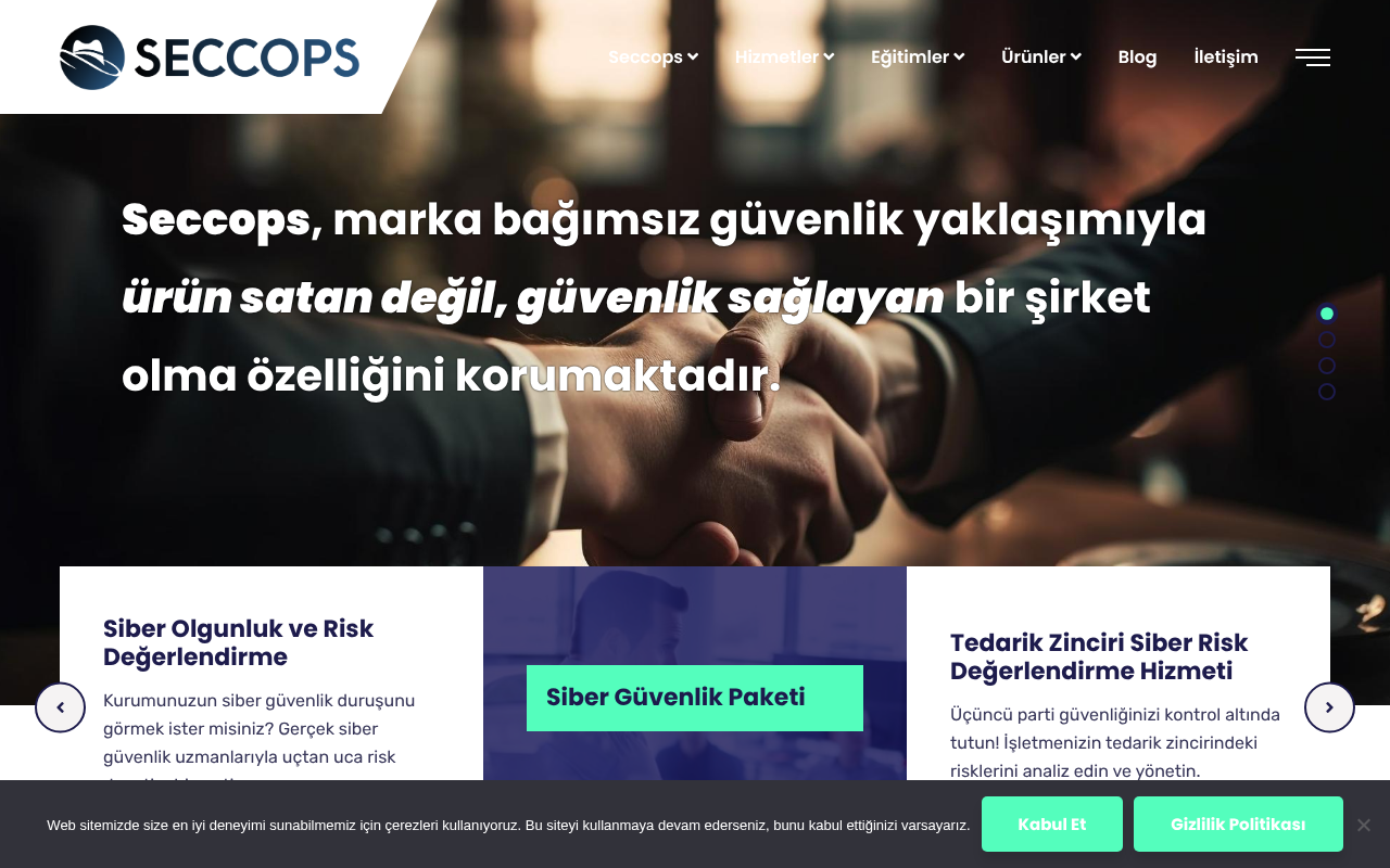 Seccops Siber Güvenlik Teknolojileri A.Ş. — Site Report