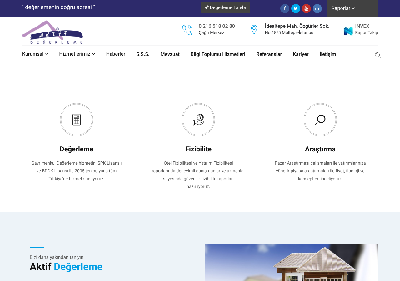 Web sitesi görüntüsü