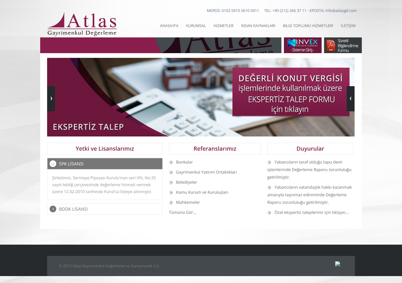 Web sitesi görüntüsü