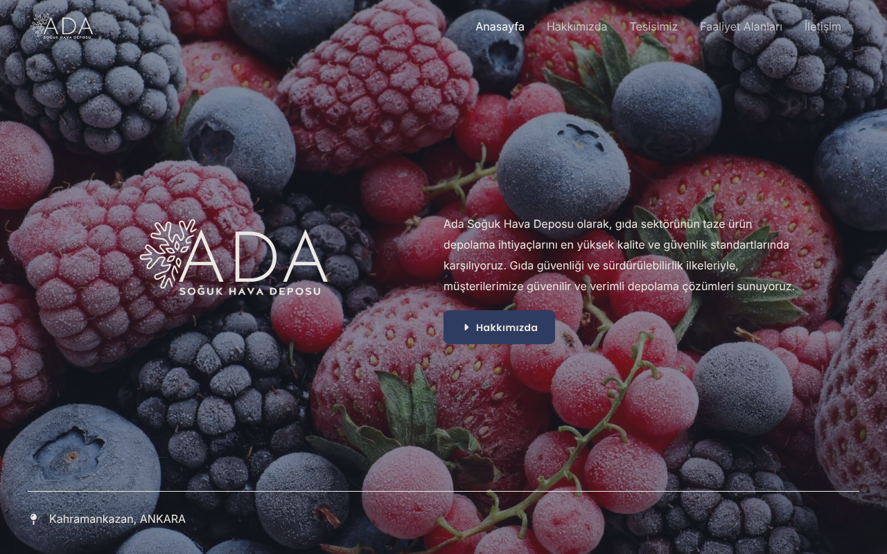 - ADA SOĞUK HAVA DEPOSU — Web Directory