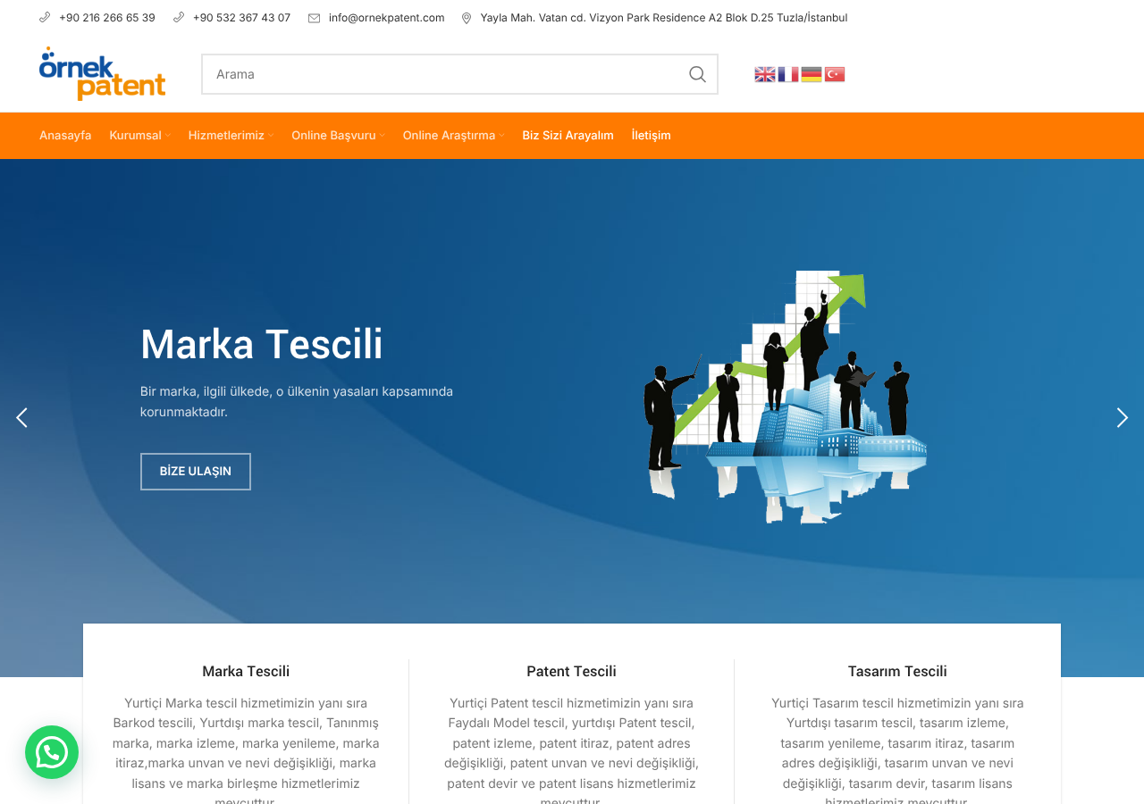 Web sitesi görüntüsü