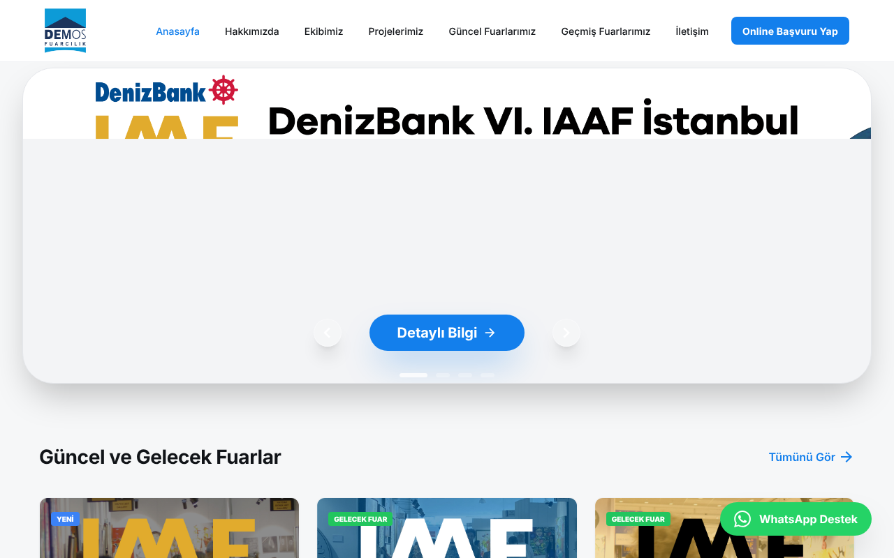 Web sitesi görüntüsü