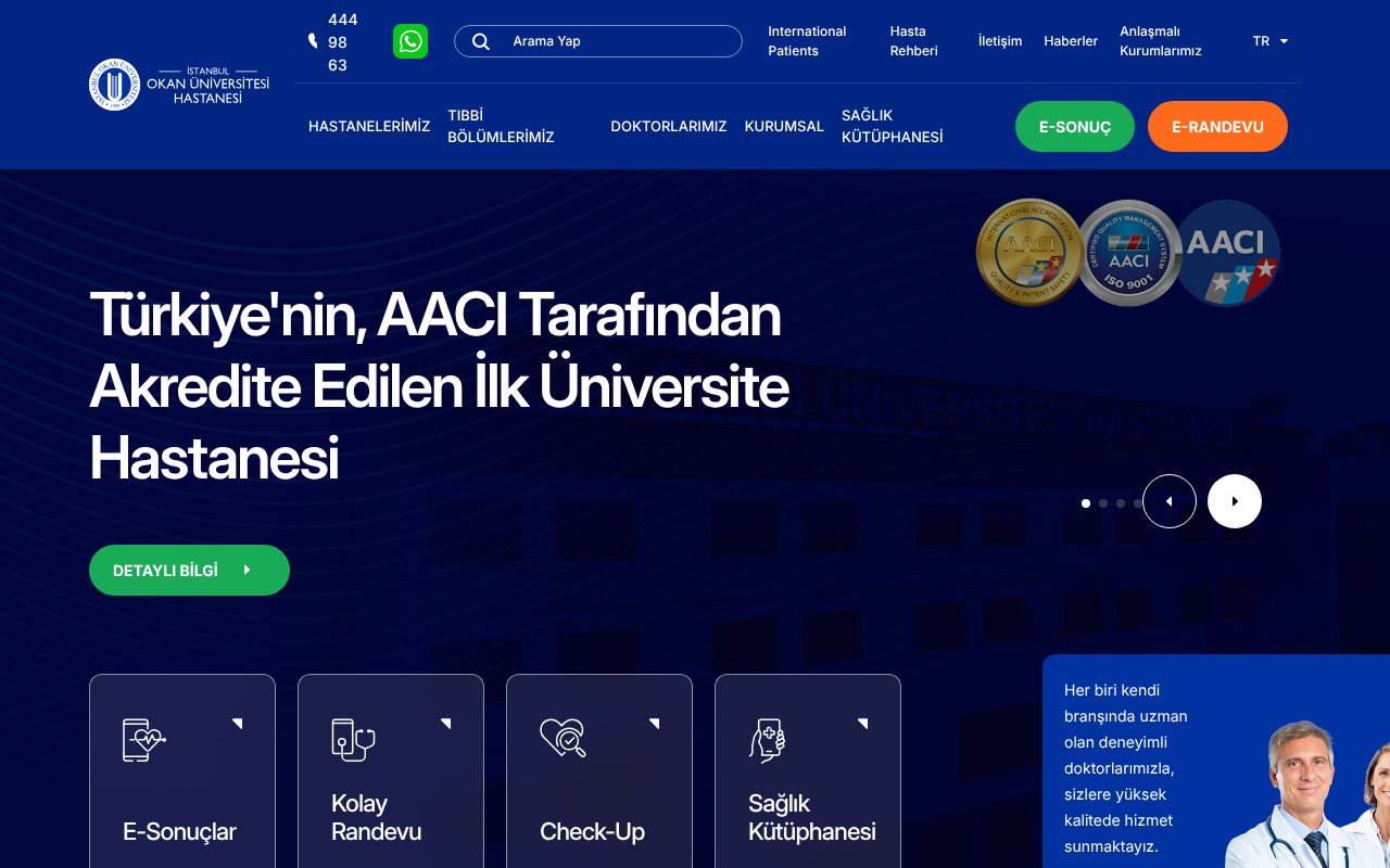 Web sitesi görüntüsü