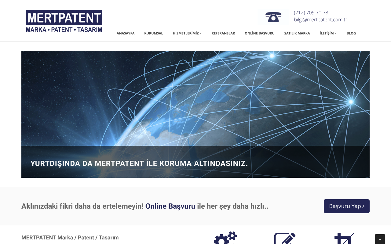Mert Patent Marka Tescil ve Tasarım screenshot