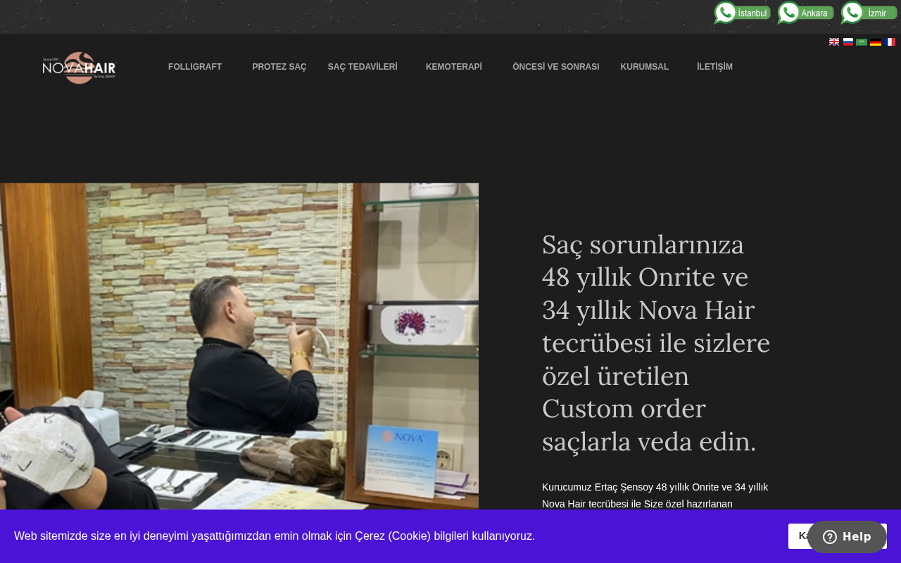Nova Hair Saç Sistemleri screenshot