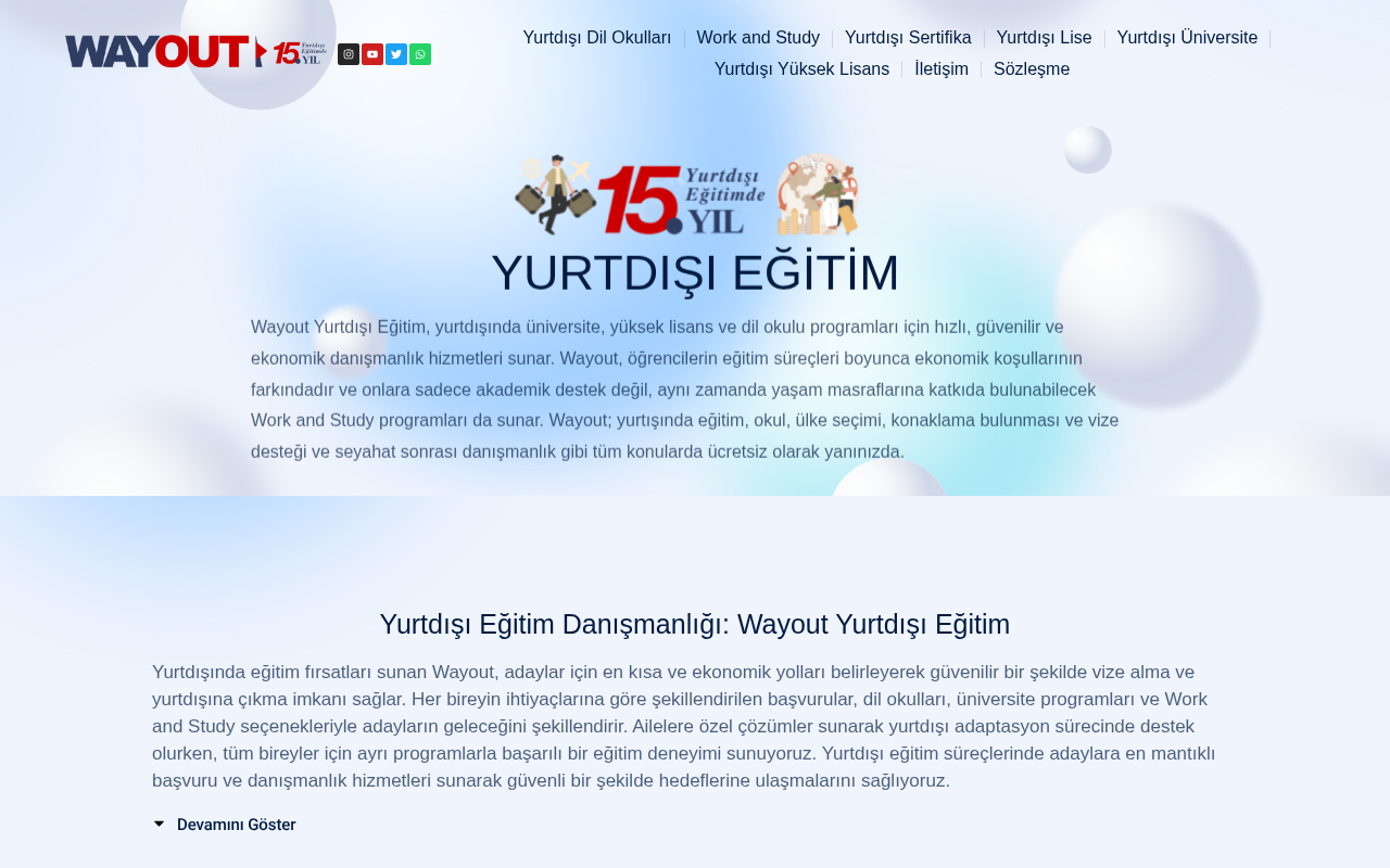 Yurtdışı Eğitim Danışmanlığı screenshot