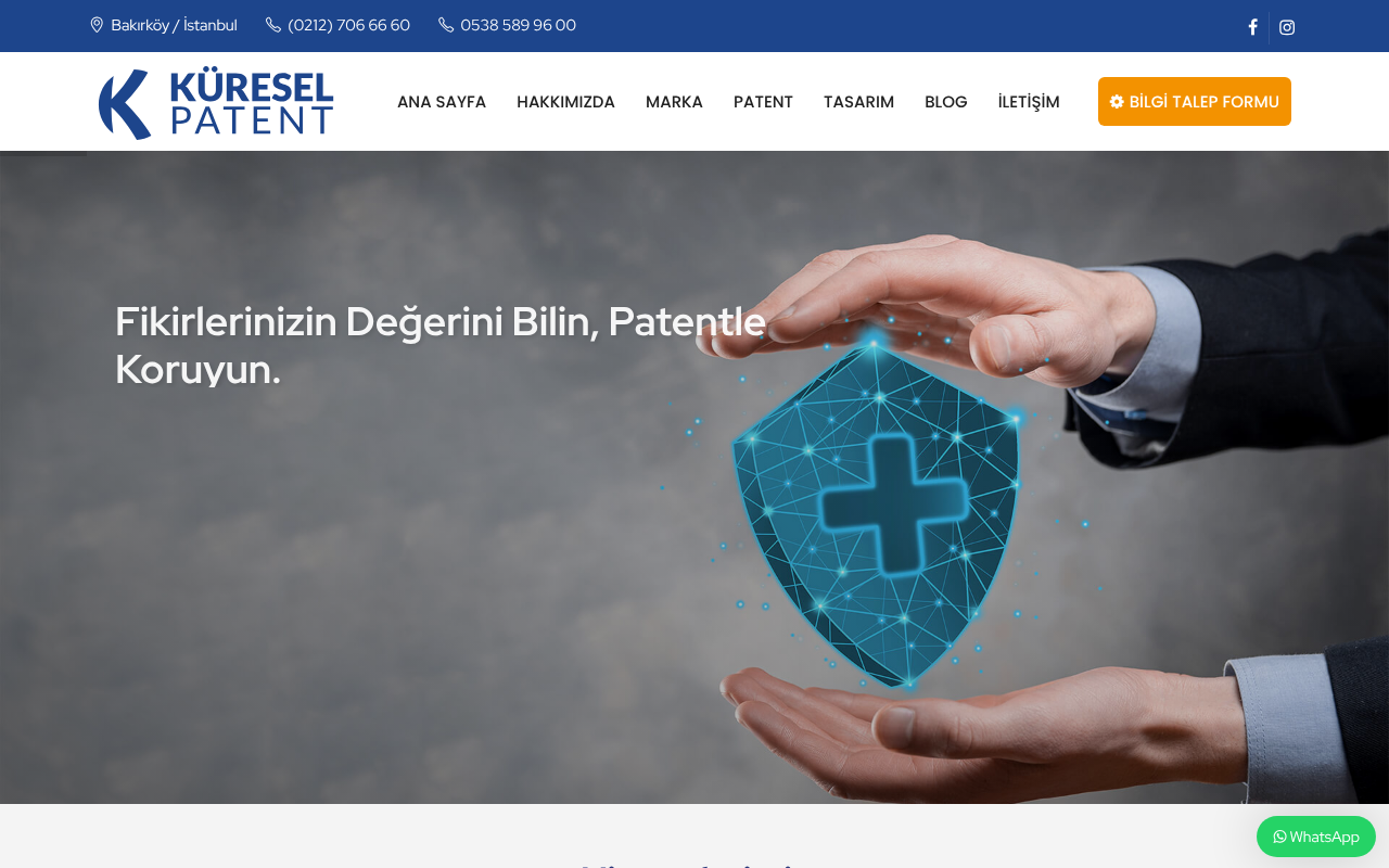 Küresel Patent | Marka screenshot