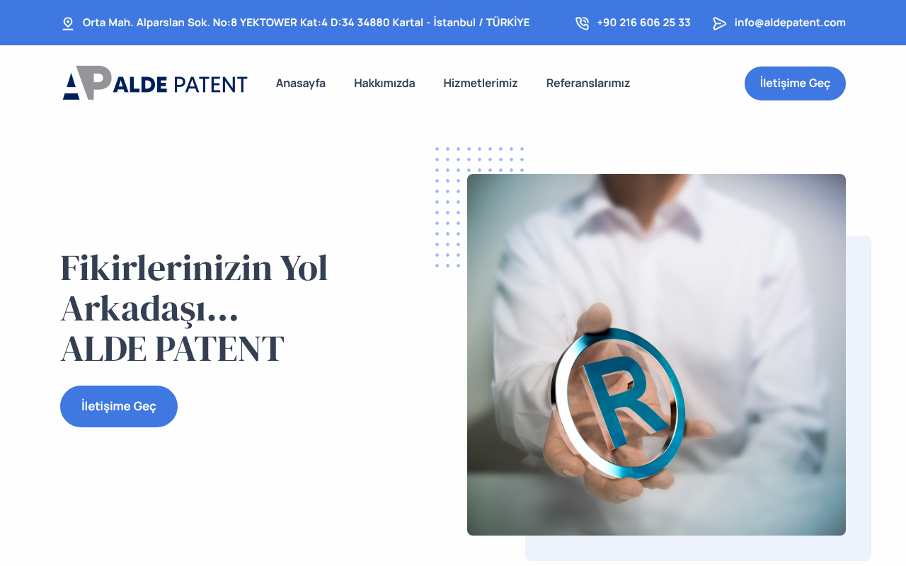 Alde Patent screenshot