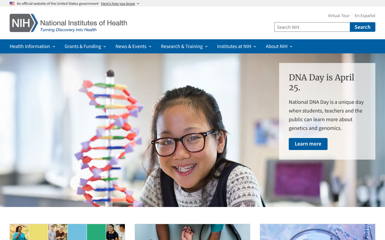 National Institutes of Health (NIH) | — Web Directory