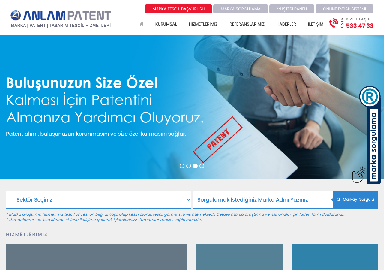 Web sitesi görüntüsü