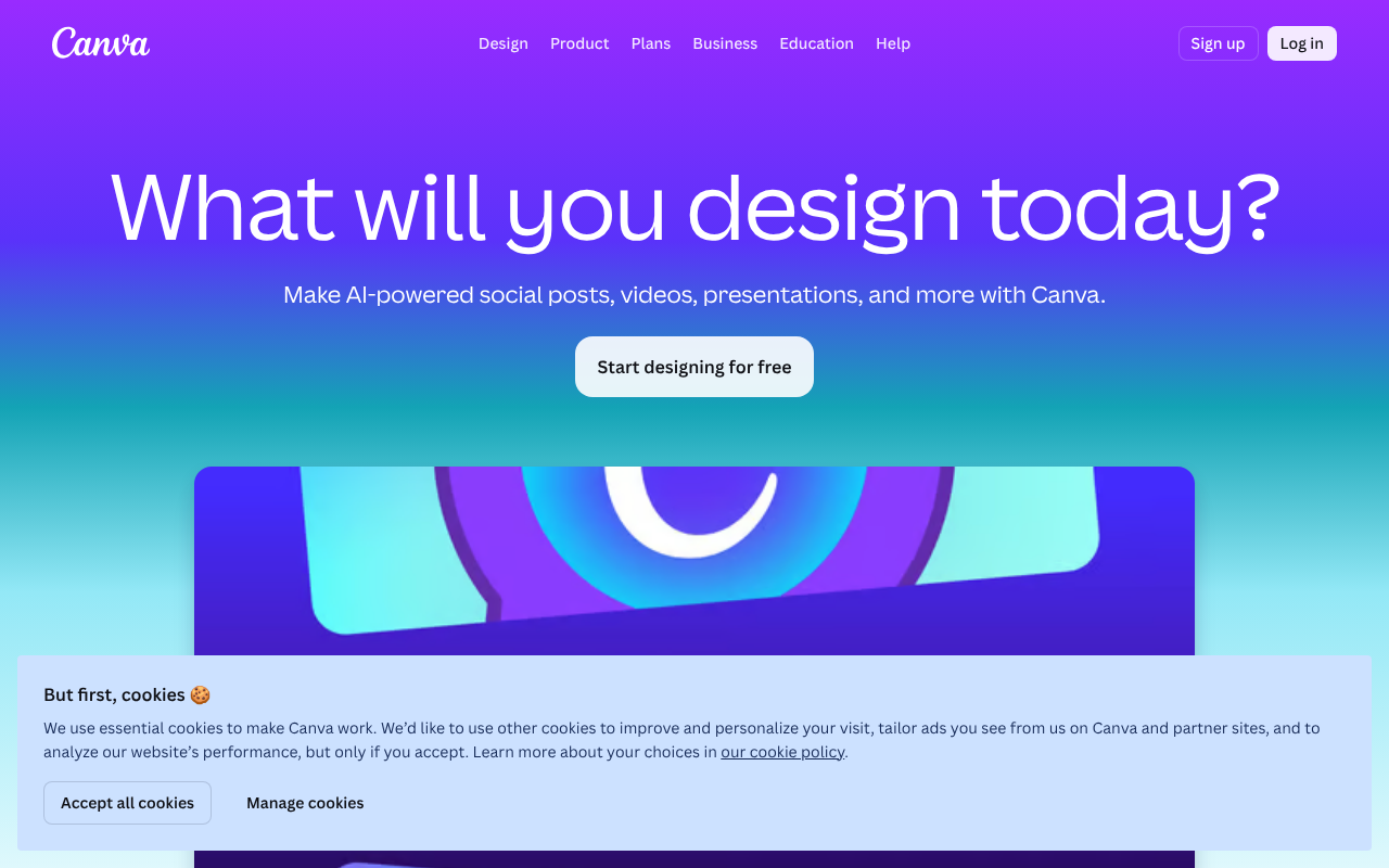 Canva screenshot