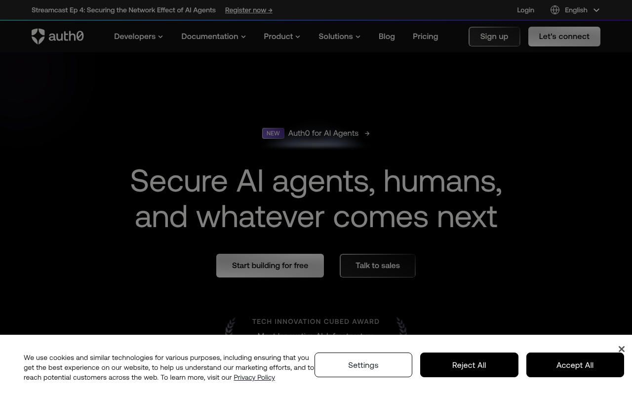 Auth0 screenshot