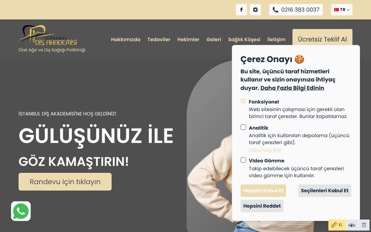 Web sitesi görüntüsü
