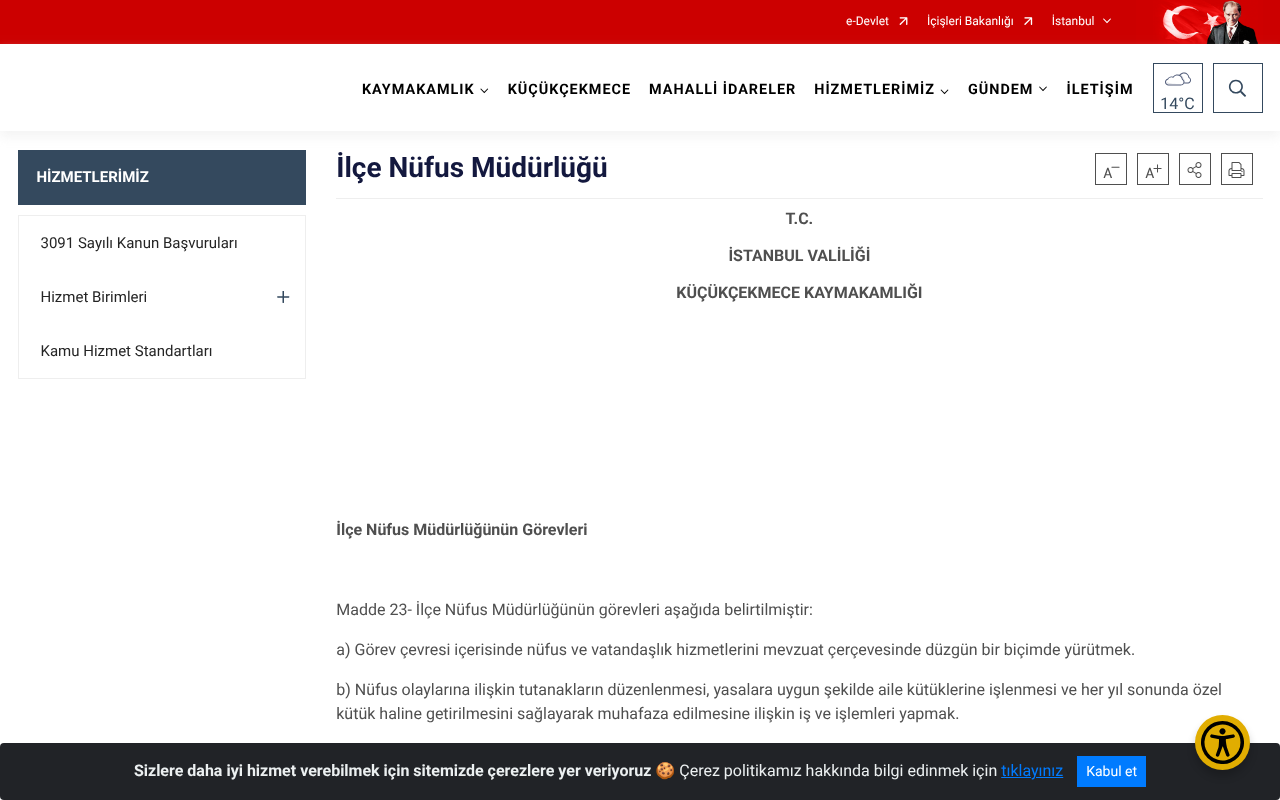 Web sitesi görüntüsü