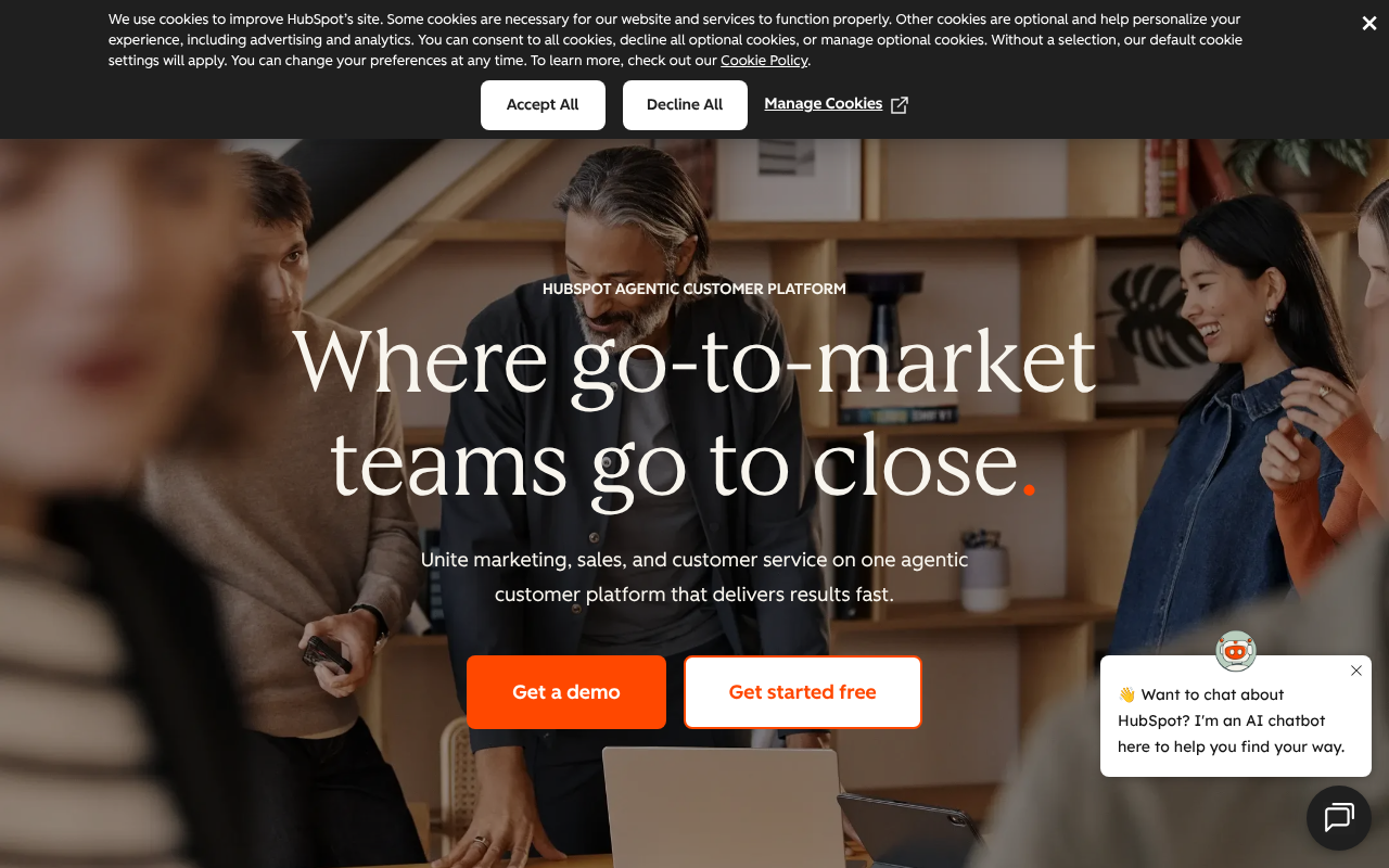 HubSpot screenshot