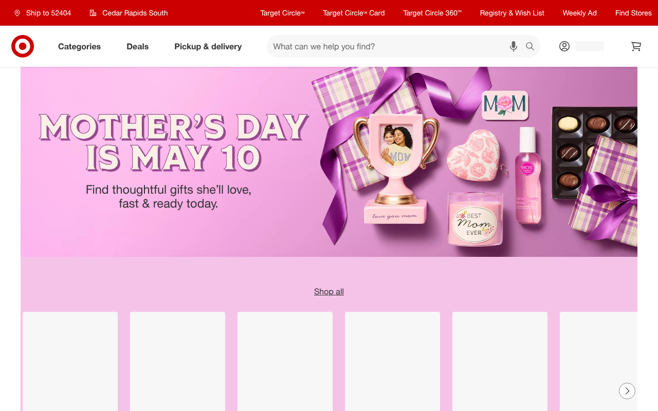 Target : Expect More. Pay Less. screenshot