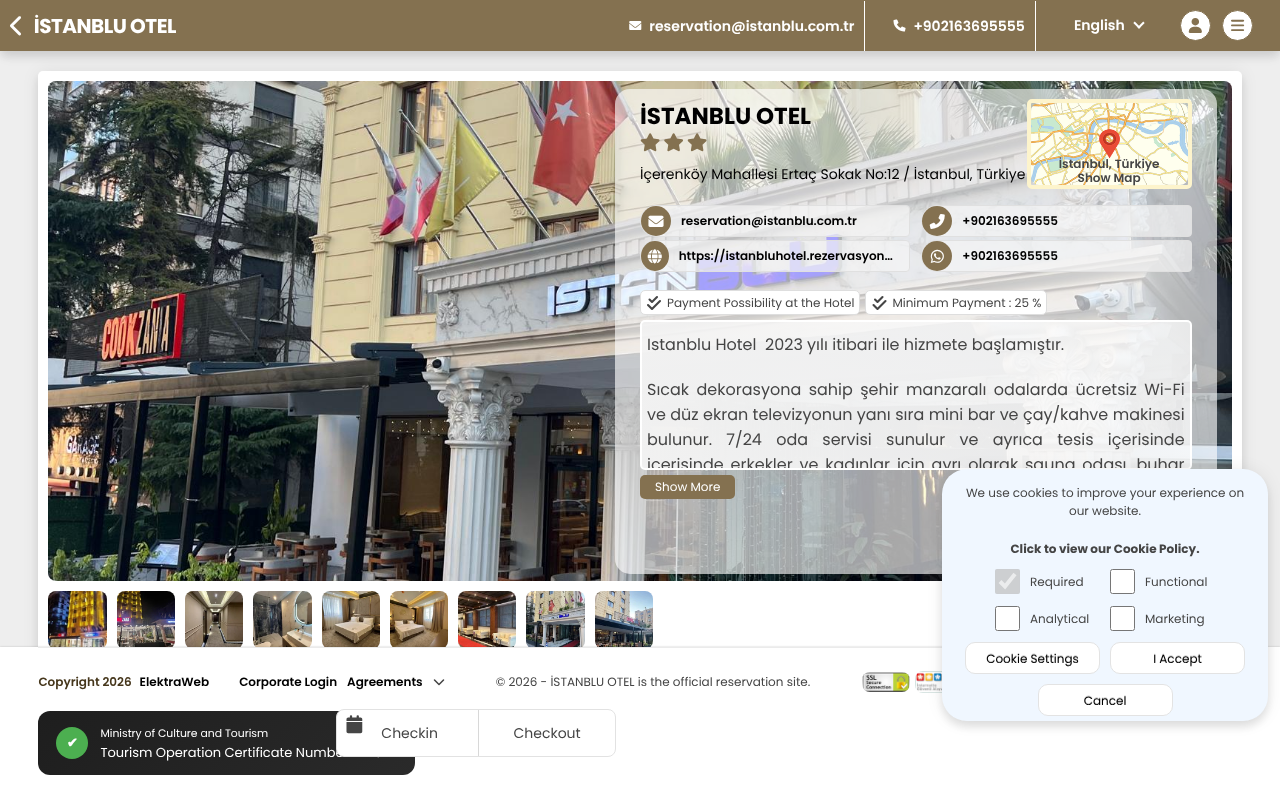 İSTANBLU OTEL Online Booking — Web Directory
