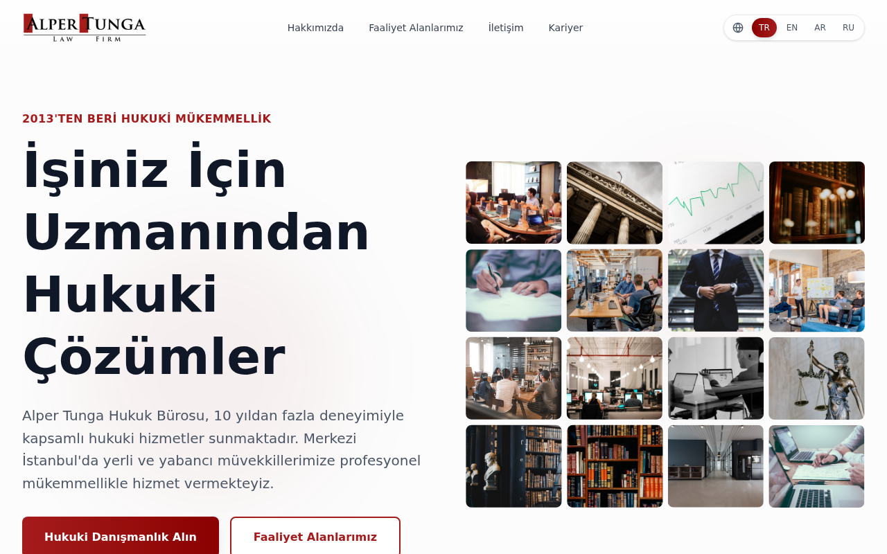 Alper Tunga Hukuk Bürosu screenshot