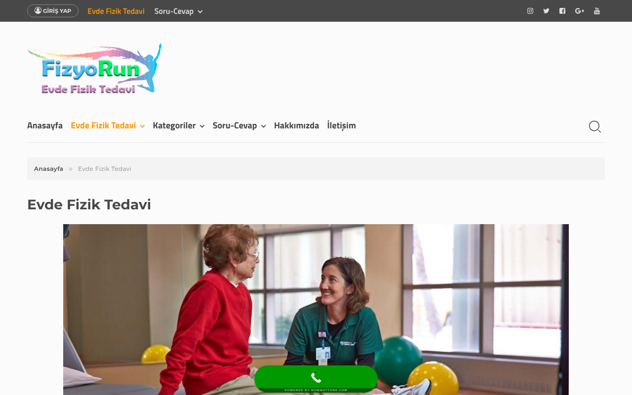 Evde Fizik Tedavi