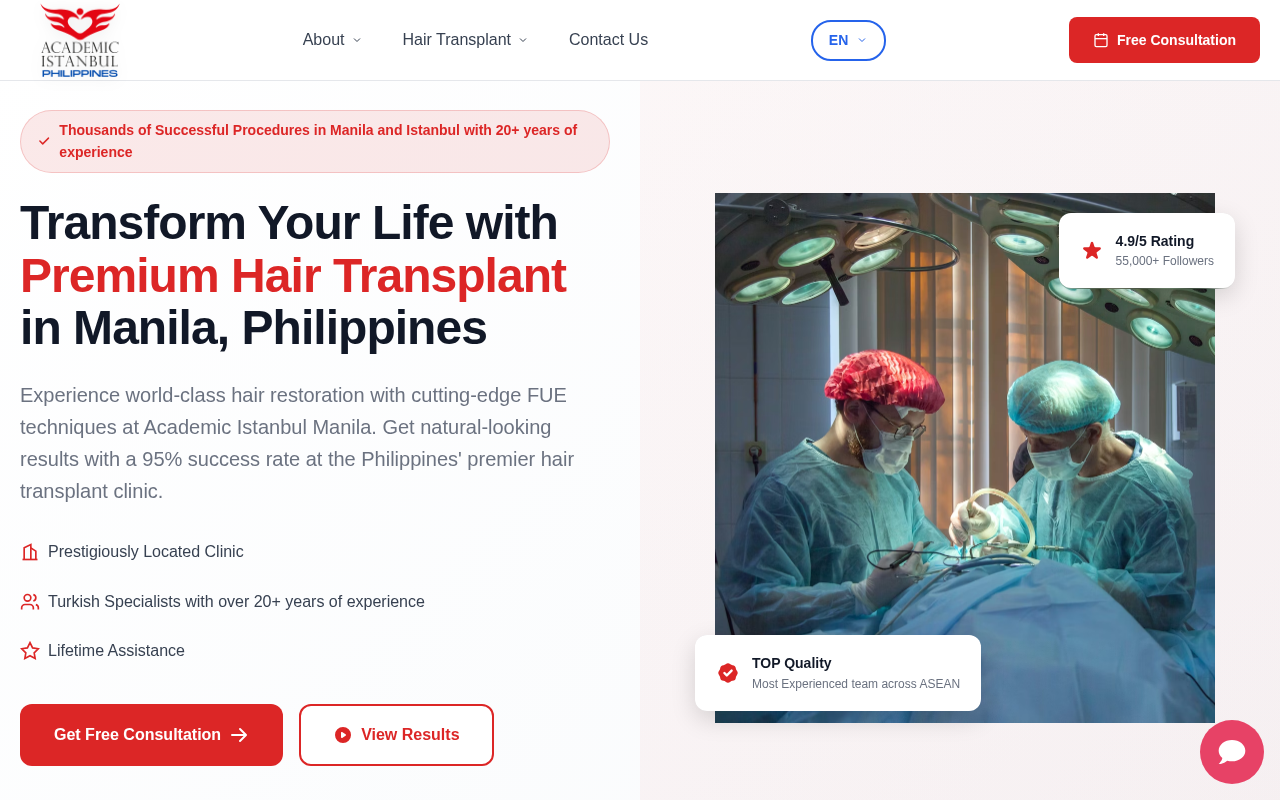 Best Hair Transplant Manila screenshot