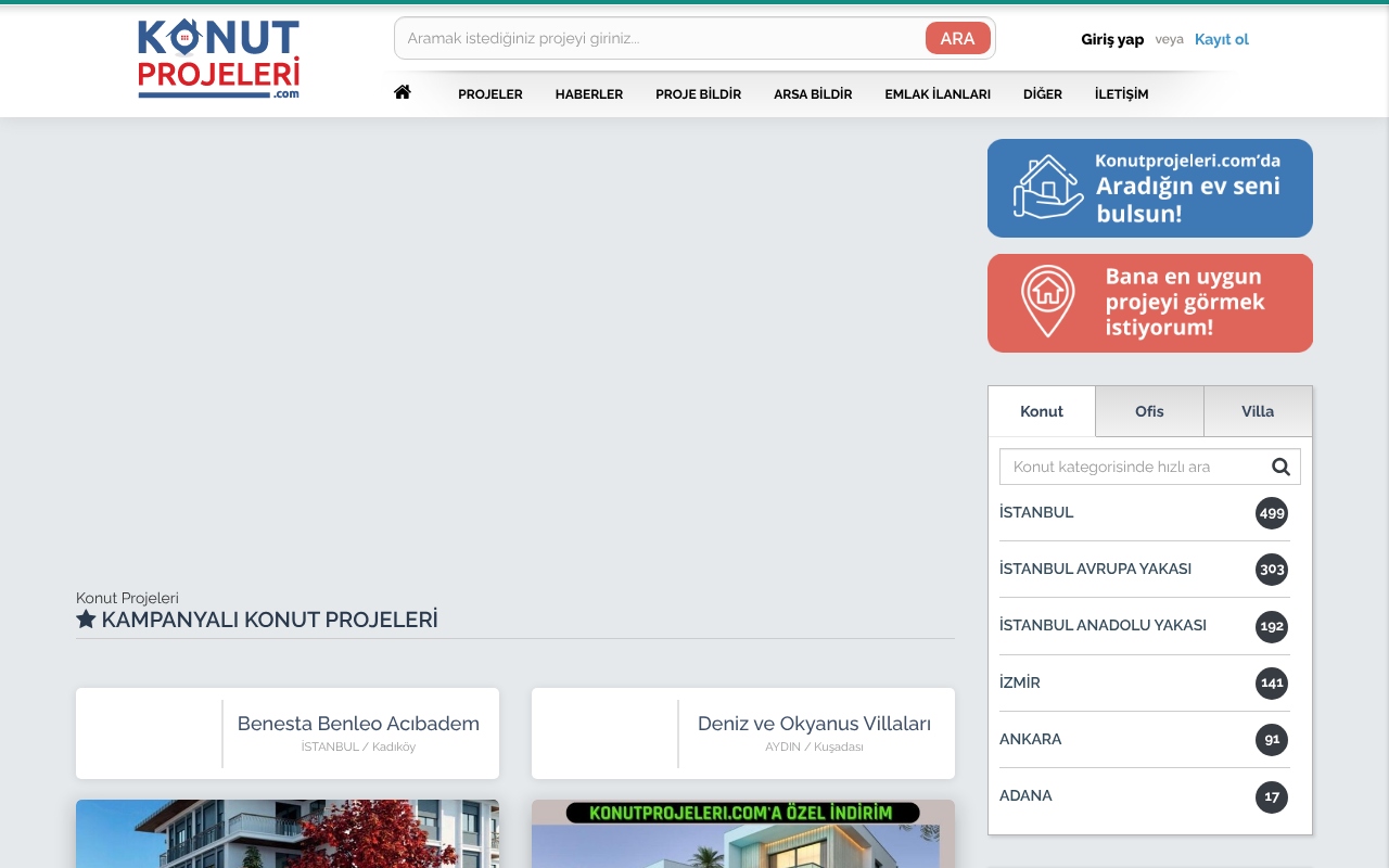 Web sitesi görüntüsü