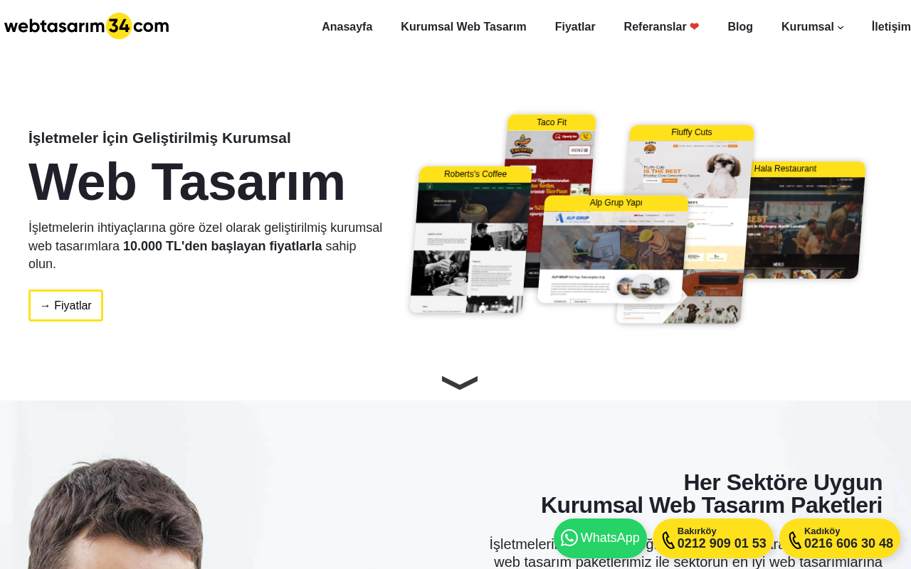 Web Tasarım 34 ® Web Sitesi Tasarım Ajansı screenshot