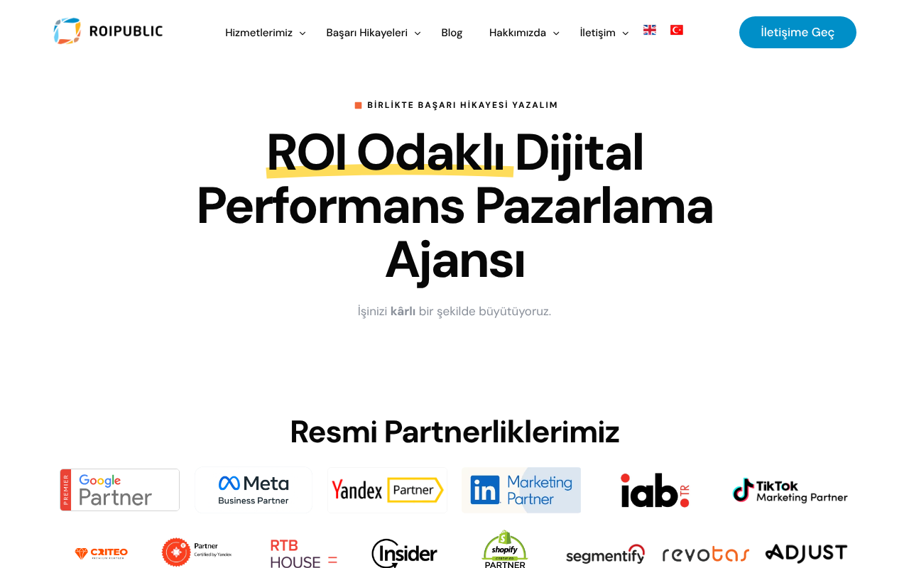 Dijital Performans Pazarlama ve SEO Ajansı screenshot