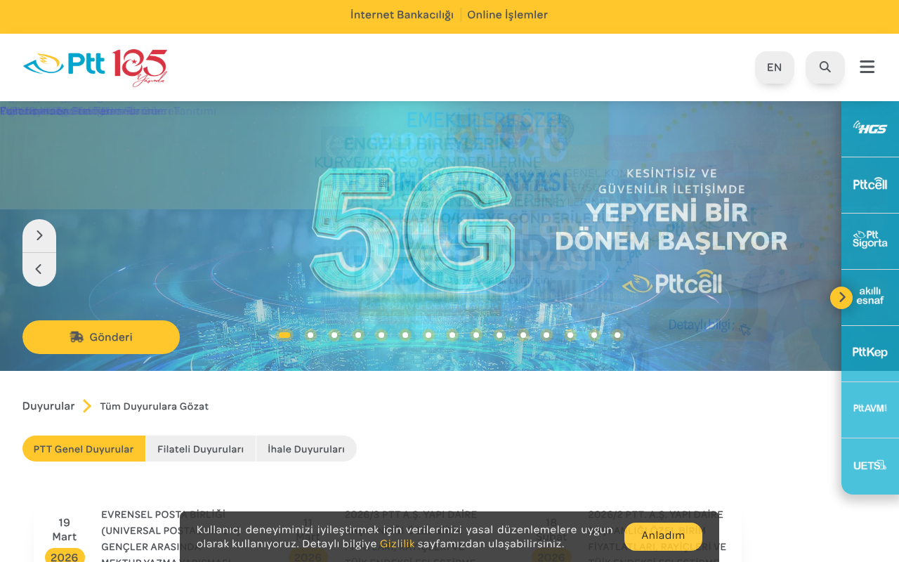 Web sitesi görüntüsü