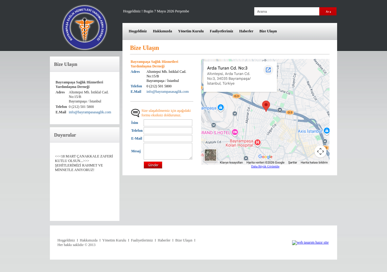 Web sitesi görüntüsü