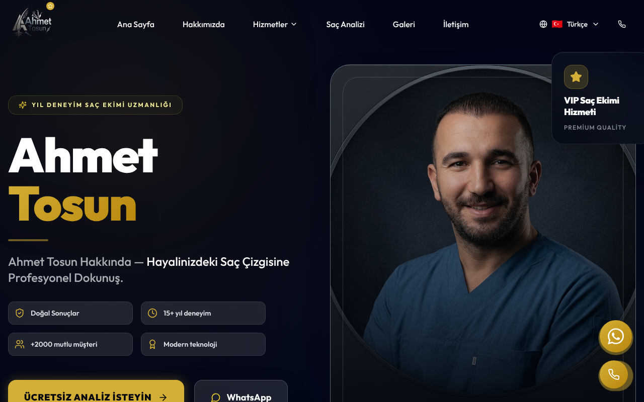Ahmet Tosun Saç Ekim Danışmanlığı — Web Directory