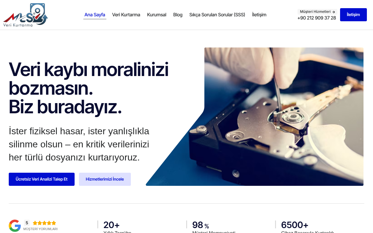 Veri Kurtariyoruz screenshot