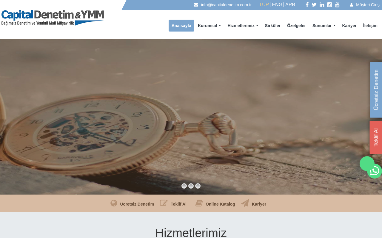 Capital Denetim & YMM Yeminli Mali Müşavirlik İstanbul screenshot