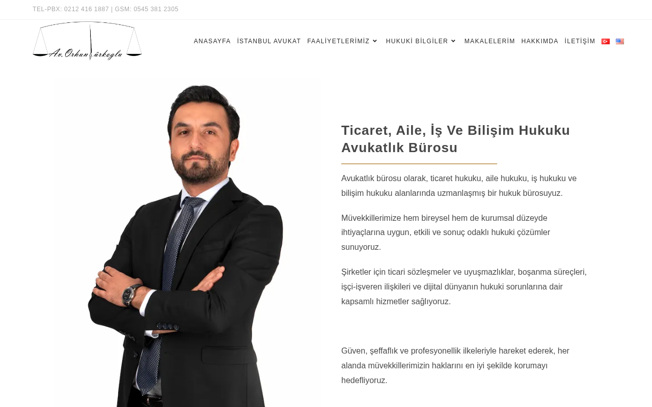 Av. Orhun Türkoğlu : Ticaret, Boşanma ve Bilişim Hukuku Avukatlık Bürosu screenshot